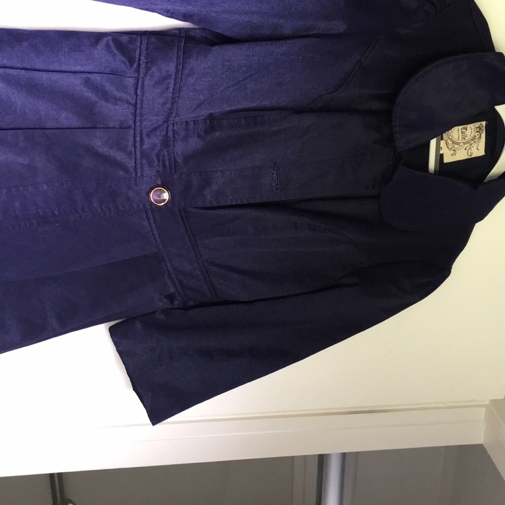Navy dress coat